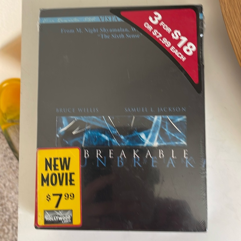 🔥 Unbreakable “Vista Series” 2 Disc DVD Set - Bruce Willis - SEALED